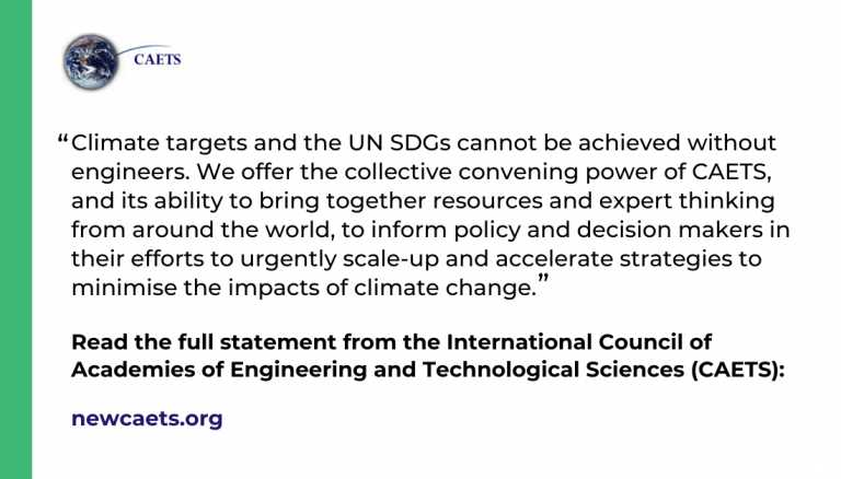 CAETS  COP26 Statement