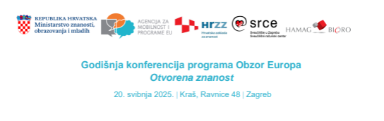 Godišnja konferencija programa Obzor Europa “Otvorena znanost”, 20.5.2025.